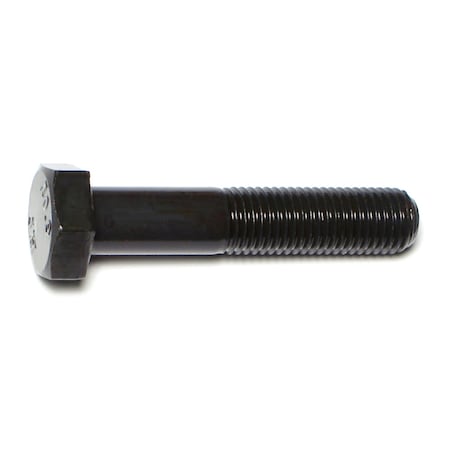 Midwest Fastener Class 10.9, M12-1.50 Hex Head Cap Screw, Plain Steel, 60 mm L, 4 PK 73944
